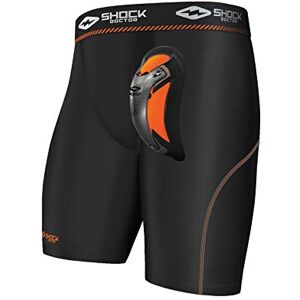 Shock Doctor 221 Kompressionsshorts mit BioFlex-Protektor Komfort und Kompression Maximale Bewegungsfreiheit Kontaktsport Protektor