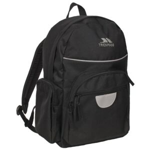 Trespass Swagger, Black, Rucksack 16 Liter mit Internem Organizer für Kinder, Schwarz