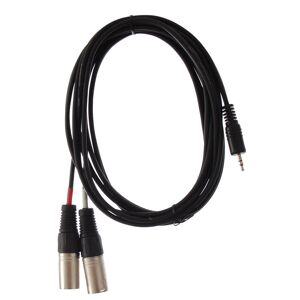 HiEnd 2 x XLR(han)-til-minijack(stereo)-kabel 3 meter