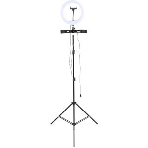 Record LED-15 gulv video-lys med mobil-holdere