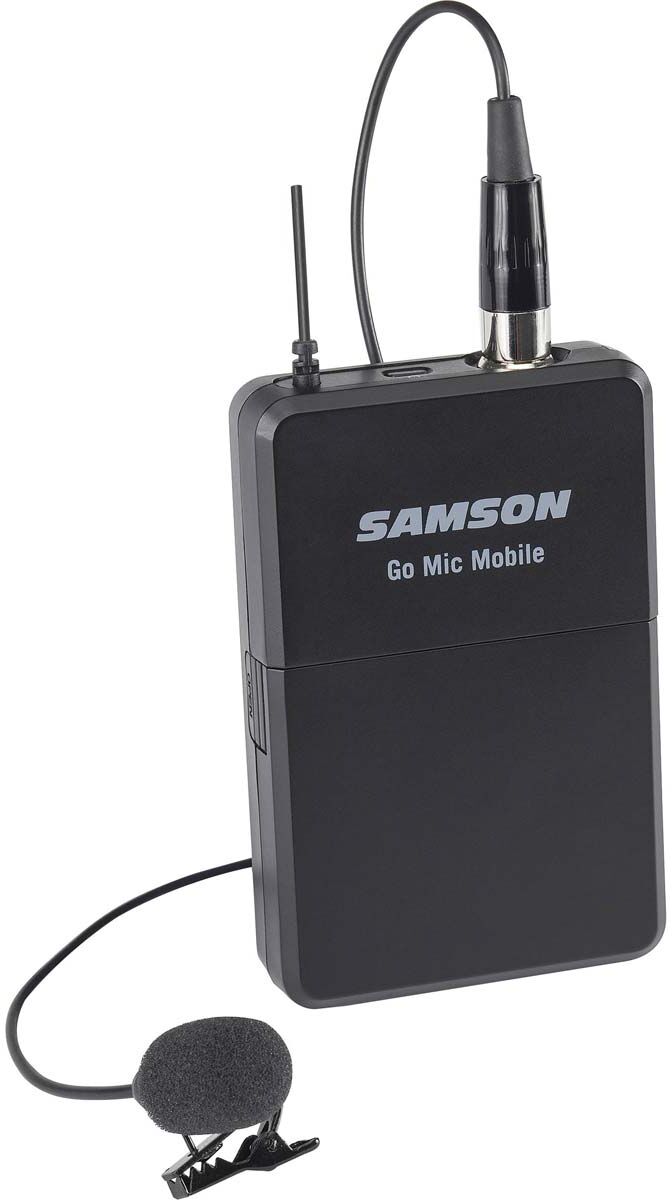 Samson Go Mic Mobile lommesender og klemme-mikrofon