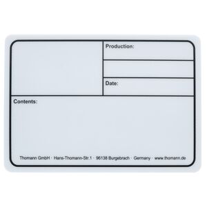 Stairville Tourlabel 177x127mm White Blanco