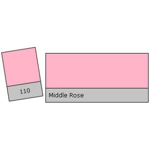 Lee Filter Roll 110 Middle Rose Rosa medio n