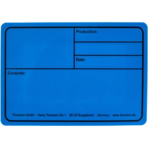 Stairville Tourlabel 177x127mm Blue Azul