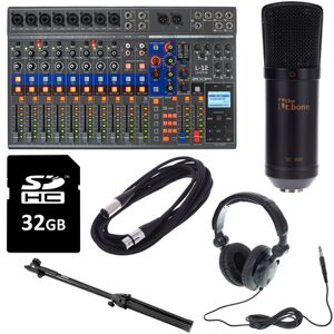 Zoom LiveTrak L-12 Starter Bundle Negro