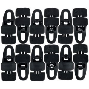 Holdon Midi Clip Black 12pcs Pack Negro