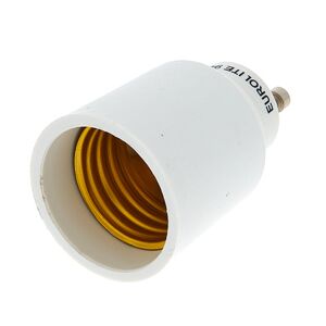 EuroLite Socket Adapter GU-10 to E-27 Blanco