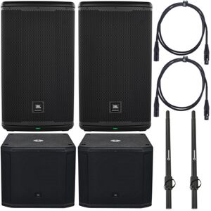 JBL EON 712 SRX818SP Power Bundle Negro