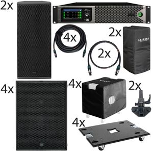 Seeburg Acoustic Line K20/K1801 Amp Power Bundle Negro