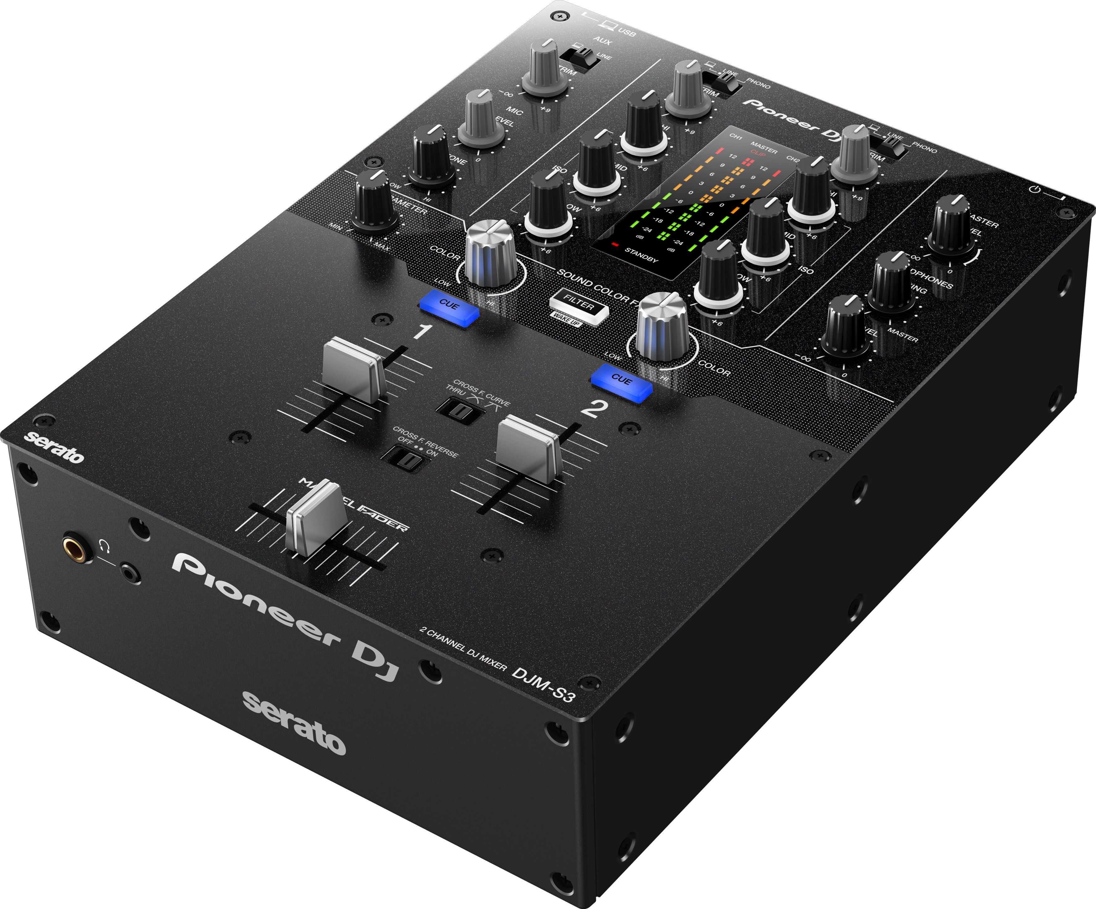 Pioneer DJM-S3 Mesas de mezcla de 2 canales djm s3