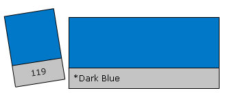 Lee Colour Filter 119 Dark Blue Dark Blue