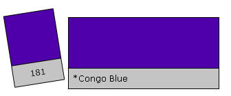 Lee Colour Filter 181 Congo Blue Congo Blue