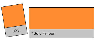 Lee Colour Filter 021 Gold Amber Gold Amber