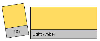 Lee Colour Filter 102 Light Amber