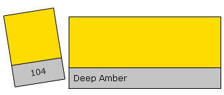Lee Colour Filter 104 Deep Amber Deep Amber