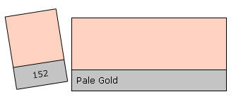 Lee Colour Filter 152 Pale Gold Pale gold