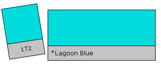 Lee Colour Filter 172 Lagoon Blue Lagoon Blue