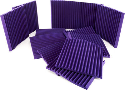 Auralex Acoustics 2"" Studiofoam Wedges Purple