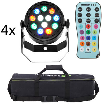 Fun Generation LED Pot 12x1W RGBW Bundle