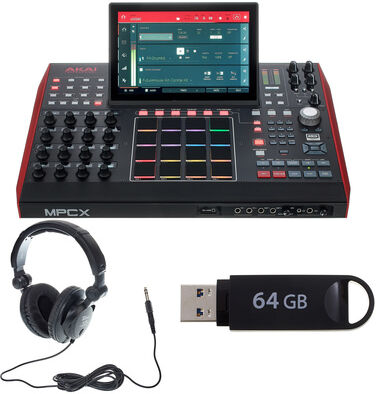 Akai MPC X Headphone Bundle