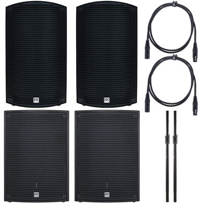 HK Audio Sonar 112/115 Power Bundle Negro