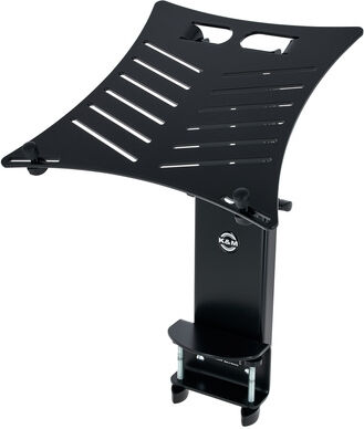 K&M ; 12196 Clamping laptop stand Negro