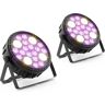 Singercon PAR-kohdevalo - 16 LED - 120 W - RGBW - 2 kpl CON.LED-105