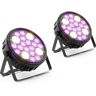 Singercon PAR-kohdevalo - 16 LED - 120 W - RGBW - 2 kpl