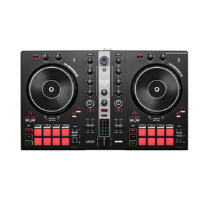 Hercules DJControl Inpulse 300 MK2 - Contrôleur DJ USB - 2 voies avec 16 pads et carte son intégrée - Logiciels et tutoriels inclus - Publicité