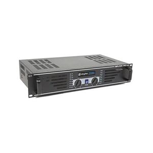 Skytec SKY-600B - Amplificateur Professionnel, 2x 600 Watts Noir, Rack 19 - Noir - Publicité