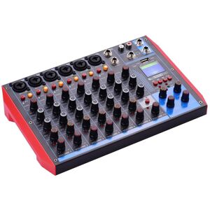 Console de mixage Portable AG-8 à 8 canaux, mélangeur Audio numérique + alimentation fantôme 48V, prend en charge BT/USB/MP3 - Publicité