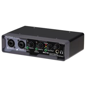 BOMGE Interface audio USB (24 bits/192 kHz) avec XLR, alimentation fantôme, surveillance directe, boucle arrière pour enregistrement PC, streaming, guitariste, chanteur et podcast - Publicité