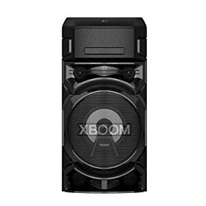 LG ON5 Enceinte Tweeter 2" x 2, woofer 8", Tuner FM et Dab+, USB enregistreur, Bluetooth 4.0, Plateau CD, Effets DJ, Fonction karaoké Noir Gris - Publicité