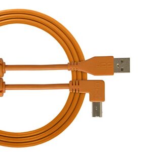 UDG Câble  USB 2.0 (A-B) coudé Orange 2M Câble audio  Ultimate Audio optimisé pour les DJ et les producteurs afin de maximiser leurs performances - Publicité