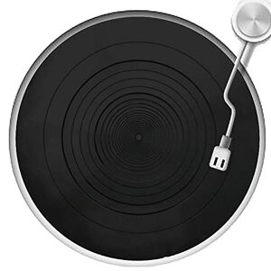 Cicony Tapis de platine antistatique en caoutchouc pour platine vinyle. Les joueurs LP réduisent les chocs en silicone - Publicité