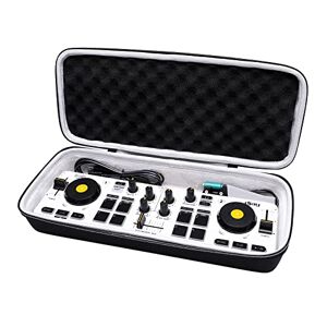 XANAD Housse de protection pour manette Hercules DJControl Mix DJ, convient pour contrôleur DJ et câble audio, Noir , mallette - Publicité