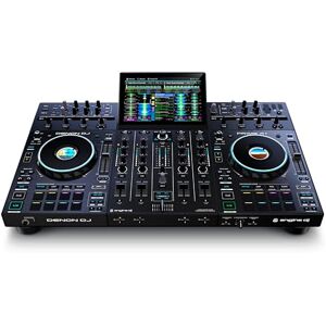 Denon PRIME 4+ Contrôleur DJ autonome et mixeur 4 platines, streaming Wi-Fi, Drop Sampler, écran tactile 10,1", contrôle lumières, effets intégrés - Publicité