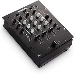 Numark M4 – Table de Mixage DJ 3 Voies pour Platine DJ Montable en Rack avec EQ 3 Bandes, Entrée Micro et Commandes de Crossfader, Reverse et Slope - Publicité