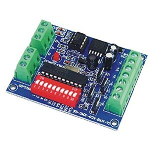 Alupre Contrôleur de carte de décodeur LED RGBW DMX à 4 canaux DMX512 d' pour LED RGB - Publicité