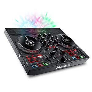 Numark Party Mix Live Platine DJ avec enceintes intégrées, jeux de lumière LED, table de mixage, avec Serato DJ Lite et Algoriddim djay Pro AI - Publicité