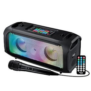 Enceinte sono Festisound Blaster900 DJ Autonome sur batterie Puissance 900W Bluetooth USB Radio FM PAD DJ 72 EFFETS, microphone - Publicité