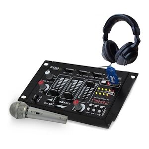 Table de mixage - Ibiza sound - 4 voies 7 entrées USB/Bluetooth - casque - micro silver - Publicité