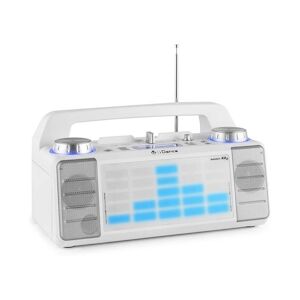 Enceinte portable 50W à LEDs bleu AUX/FM/USB/FADER/MIXER/BT IDANCE XD2 - Publicité