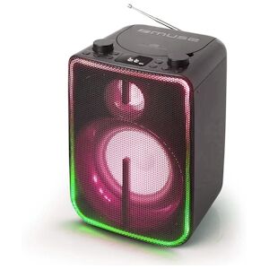 Enceinte sans fil Muse M-1810 DJ Stéréo 60W - Bluetooth 5.0, FM, Compatible CD, CD-R/RW, MP3, Effets LED - Batterie, AUX/USB - Publicité