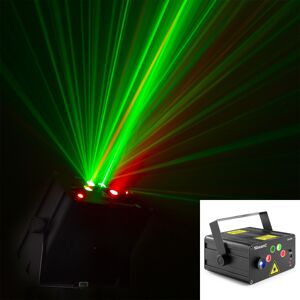 BeamZ Dahib Double RG Gobo Laser System avec LED bleue - Publicité