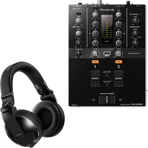 DJM-250MK2 + casque DJ noir Pioneer HDJ-X10 - Publicité