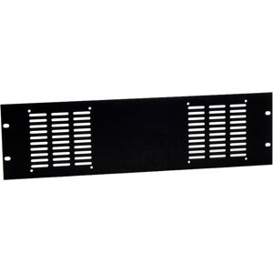 Adam Hall 19 Parts 8763 - Panneau rack 19 avec grille aeration pour 2 ventilateurs axiaux - Accessoires construction de malles