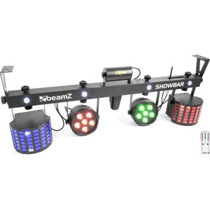 beamZ SHOWBAR 2x PAR, 2x Butterfly et R/G Laser DMX IRC - Effets de projecteurs LED