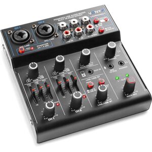 Vonyx VMM401 Table de mixage a 4 canaux avec interface audio USB - Tables de mixage en direct