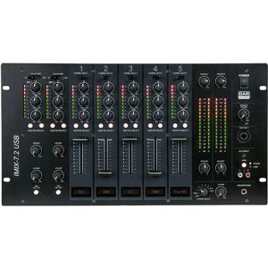 DAP-Audio IMIX-7.2 USB Table de mixage fixe 7 canaux, 6U, USB, 2 zones - Installation tables de mixage